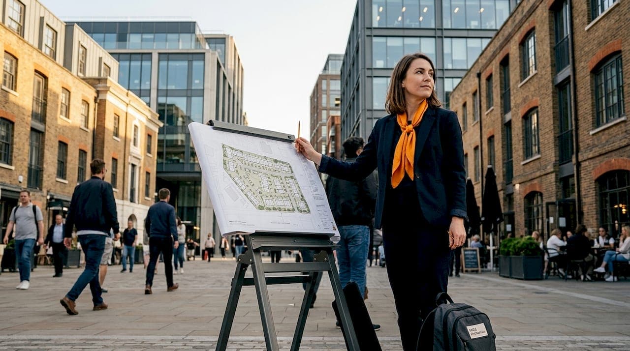 What is a residential development layout?